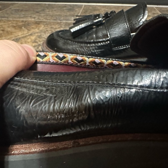 4/25$ Franco Sarto Black Loafers with Sleek Design - Picture 5 of 6